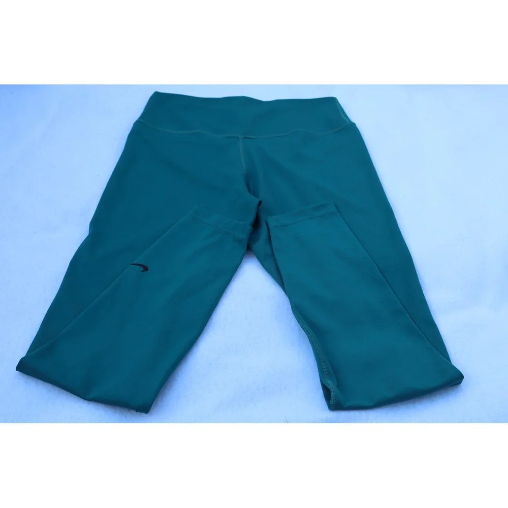 Nike Dri-FIT High Waisted Leggings Teal Green Womens Size M Yoga‎ Running
